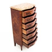 Chest of drawers tallboy, France, 1940s