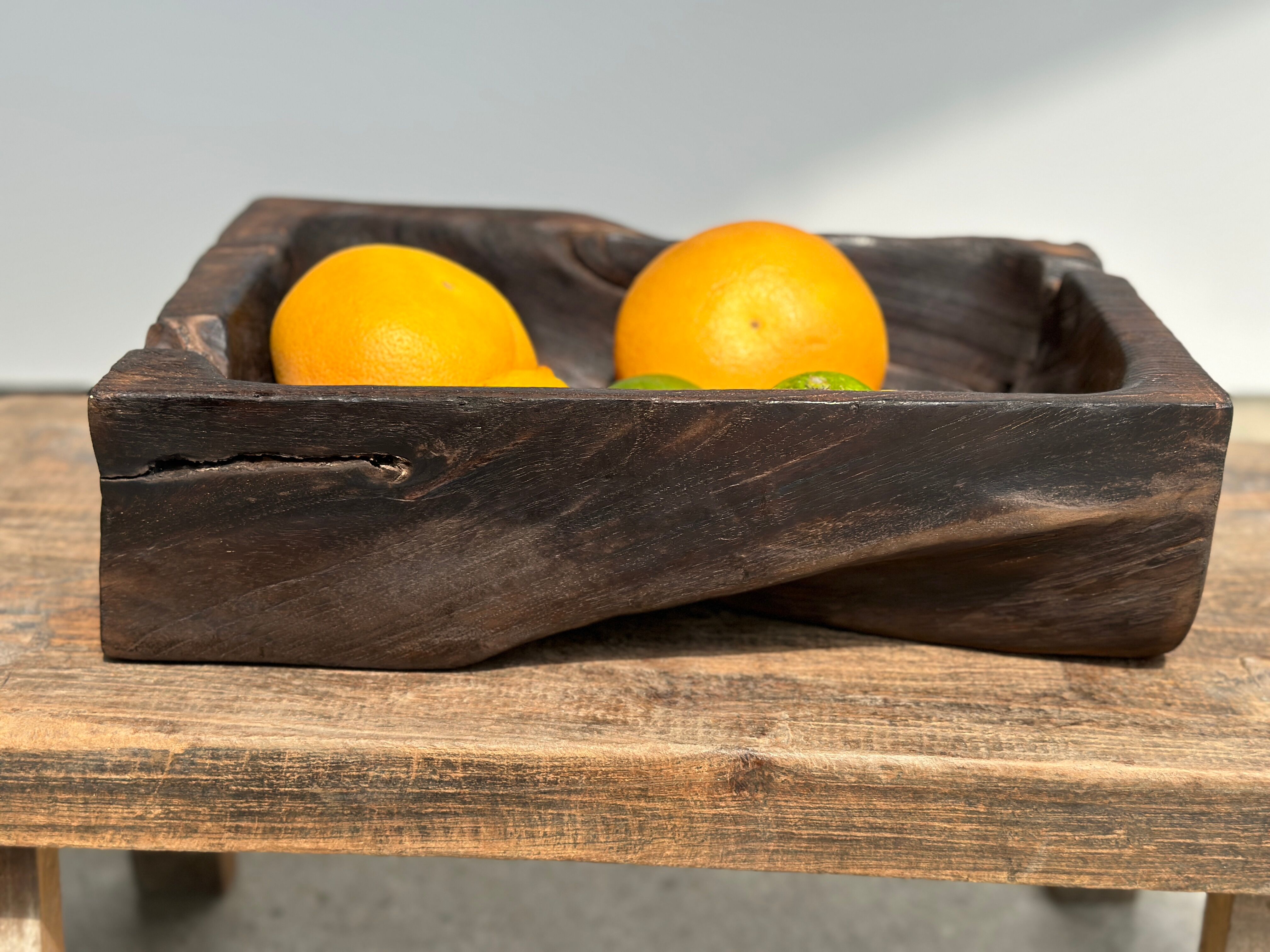 Asian teak empty pocket