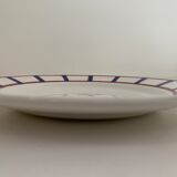 4 Digoin sarreguemines dessert plates, Basque model