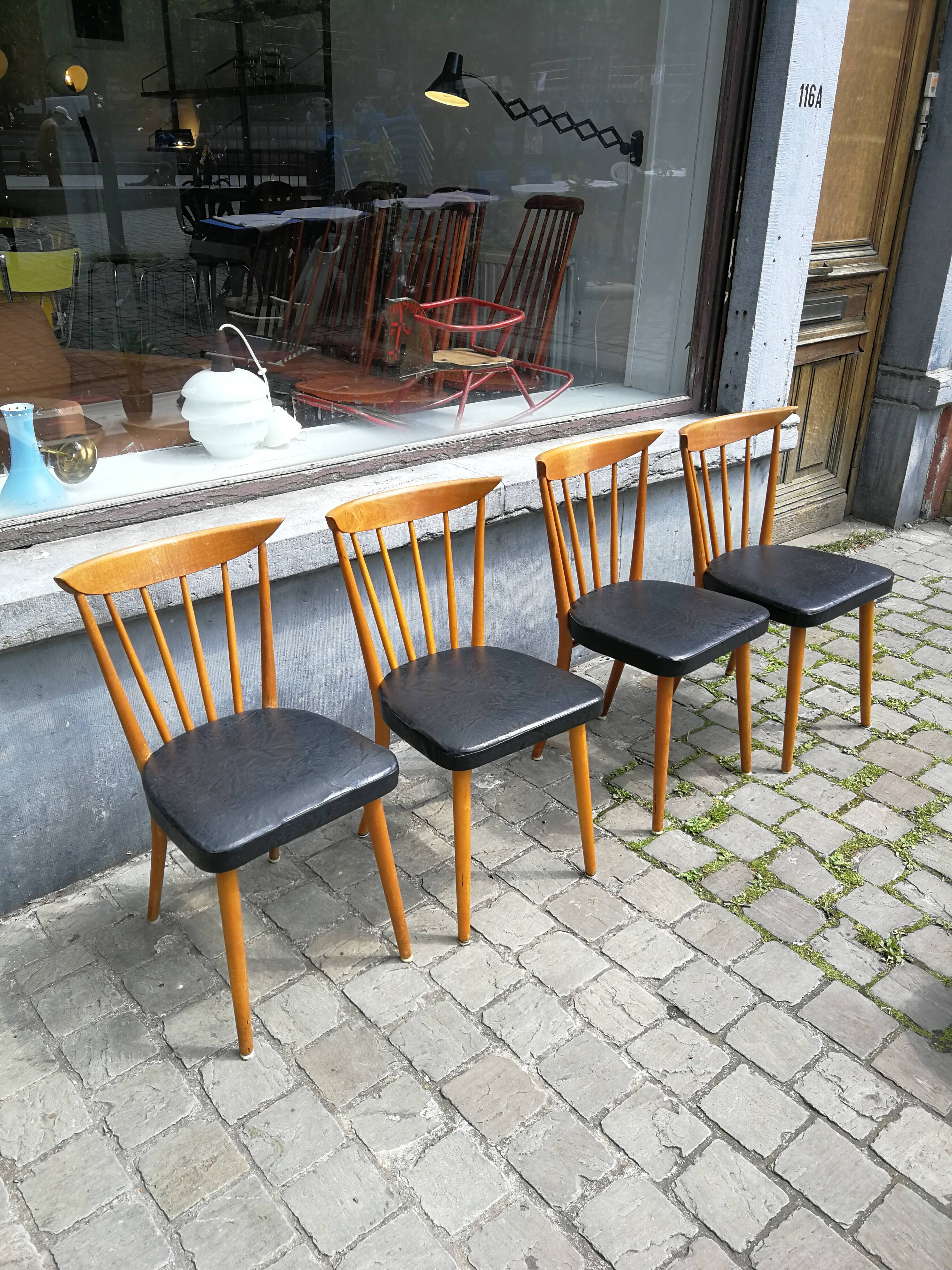 Set of 50s chairs
