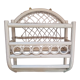 Etagère en rotin murale blanche