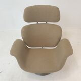 Fauteuil tulipe et pouf par Pierre Paulin pour Artifort, années 1980