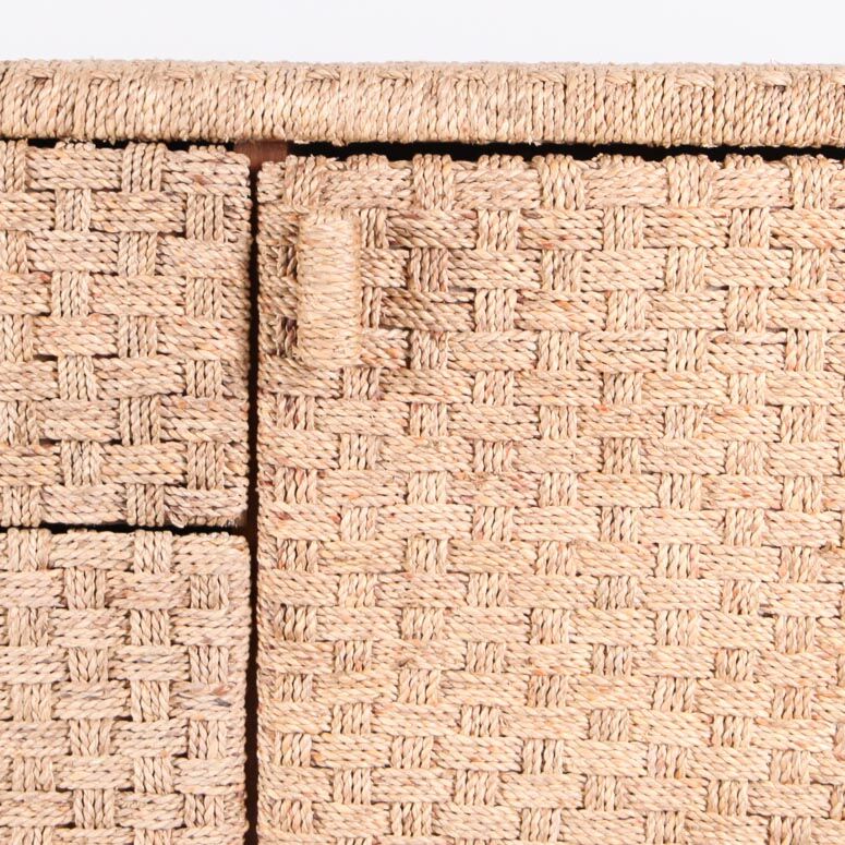 Braided rush sideboard