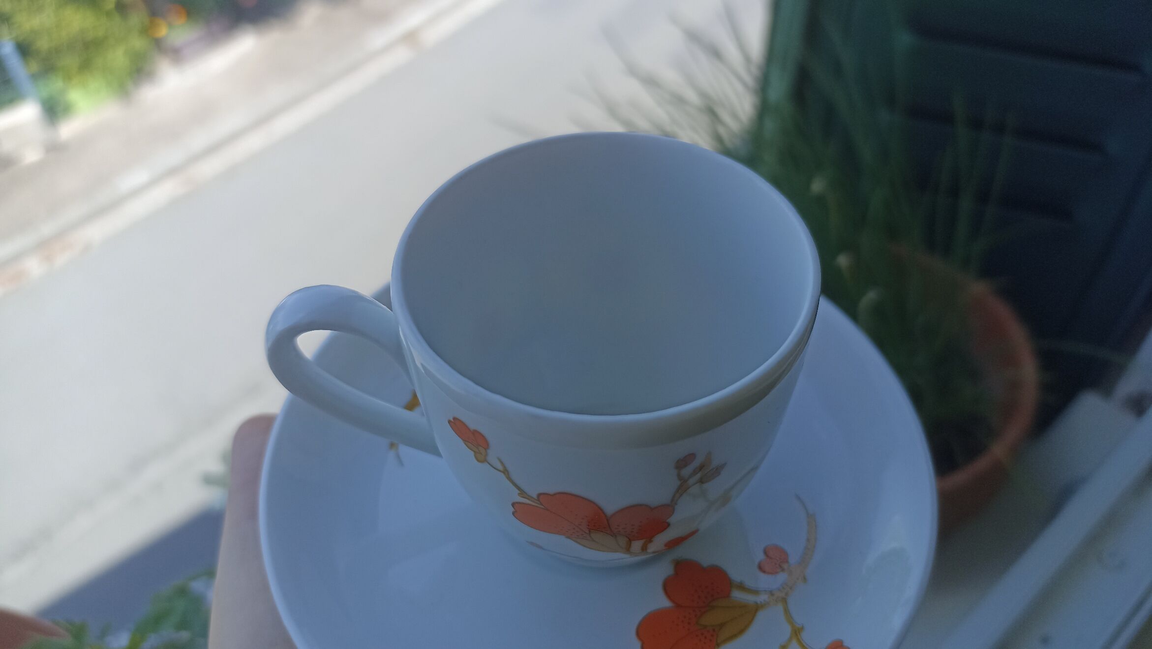 9 espresso cups Scherzer Bavaria - Bavarian porcelain 70s