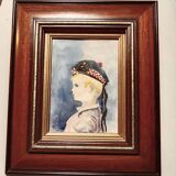 Portrait Enfant écossais 1932 Cadre