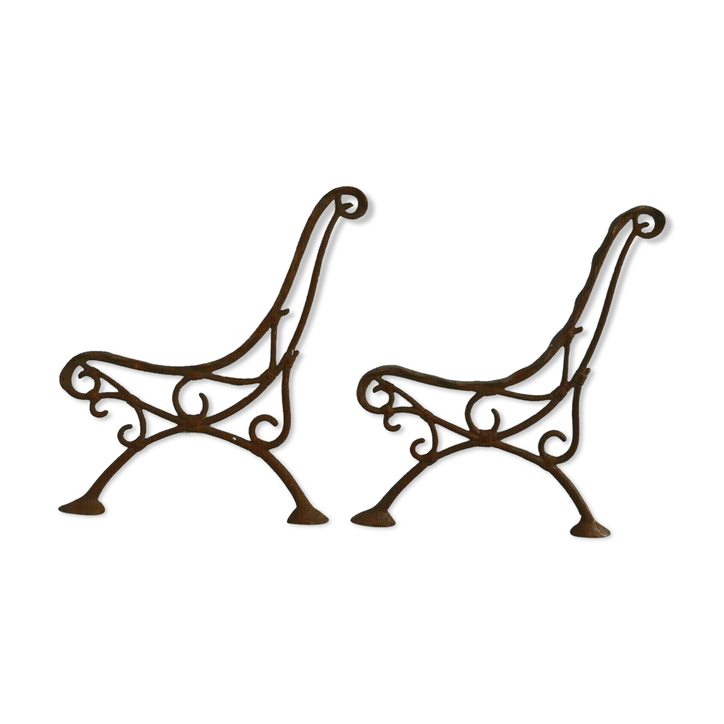 Cast iron garden bench legs
