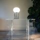 Spiral lamp Ingo Maurer late 60s, glass and chrome