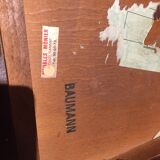 Suite of 3 Baumann chairs stamped model