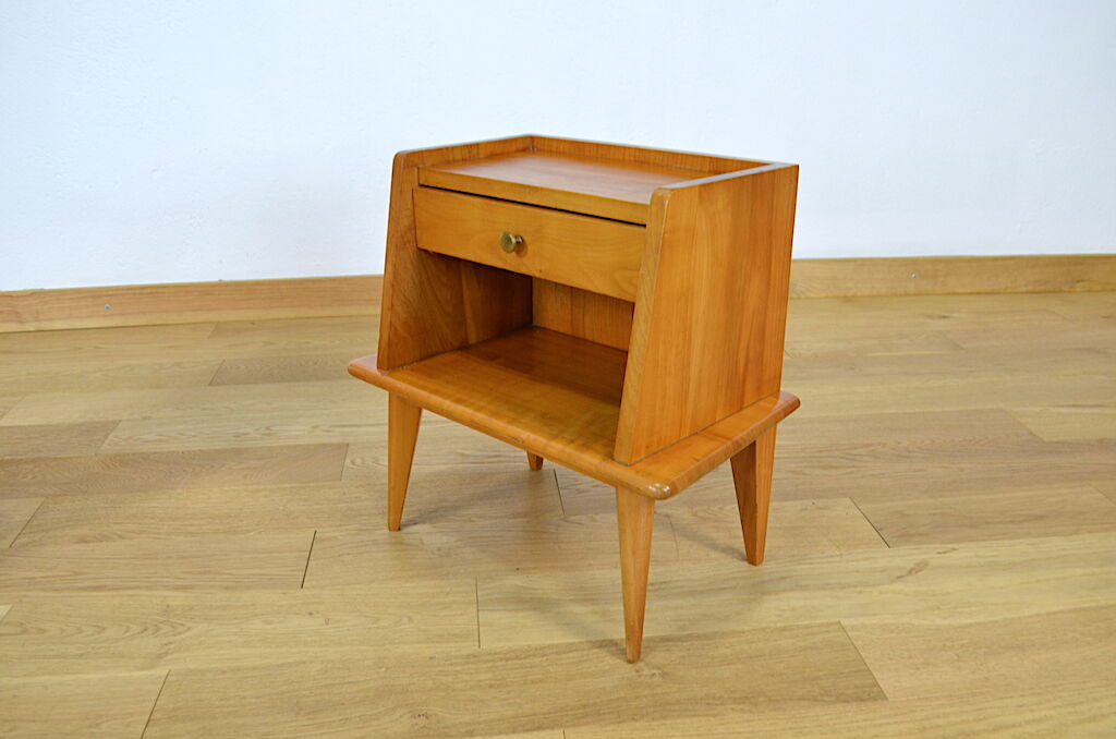 Pair of feet compas side tables - 1950