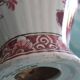 Lampe en céramique vintage rouge holland