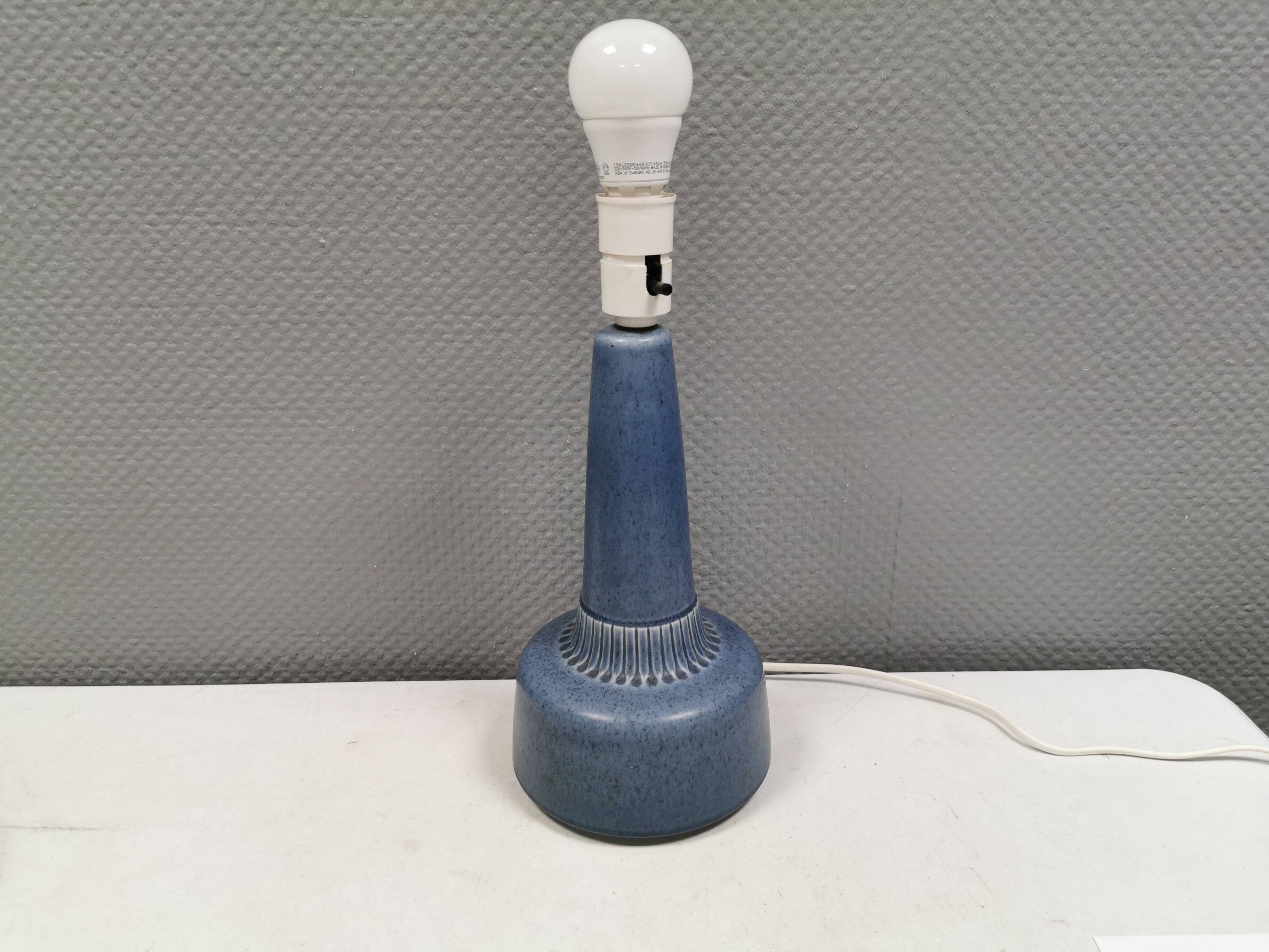 Ceramic table lamp, designed by Einar Johansen (EJ) Denmark 1970s