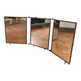 Vintage barber's triptych mirror