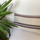 Beige linen cushion