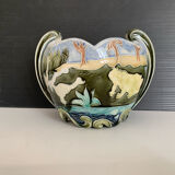 Fives Lille porcelain planter
