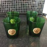 Lot of 4 Dubonnet glasses