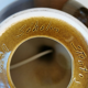 Wild lamp from Danish Søholm ceramics, in beautiful golden brown glaze. Danish Design