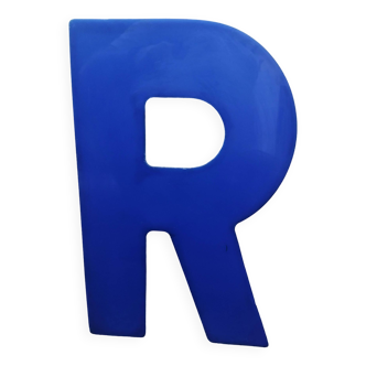 Letter R from vintage plexiglass sign