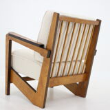 1930's unique cubist armchair, Czechoslovakia