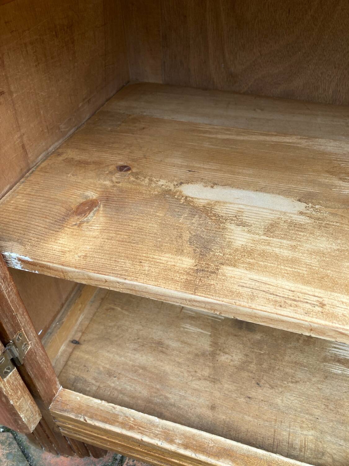 Small antique wardrobe in Art Deco style