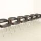 Ensemble de six chaises Oxford de Martin Grierson pour Arflex, 1963