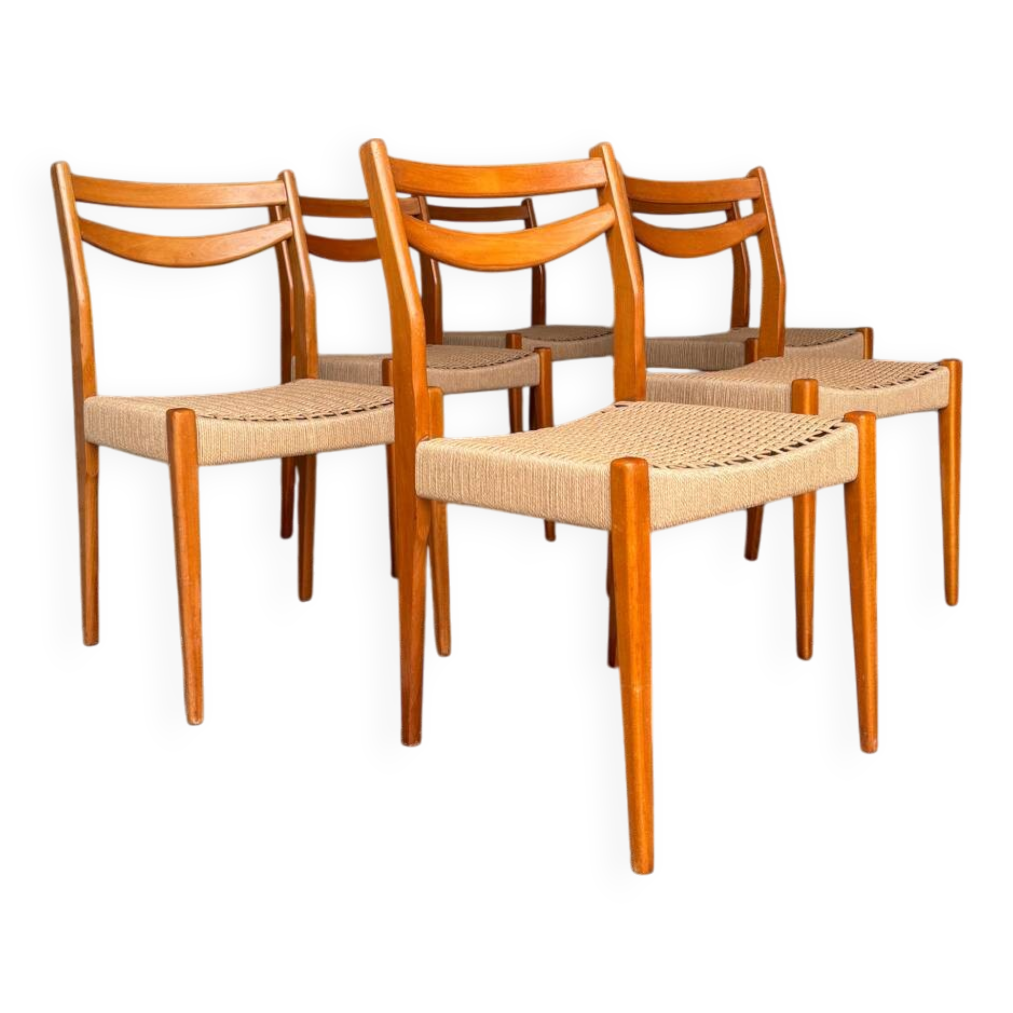 Série de 6 chaises style scandinave