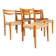 Série de 6 chaises style scandinave