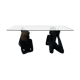 Table basse aux nubiennes années 50