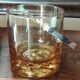 Ice Bucket Vintage Design In Thick Smoked Amber Glass