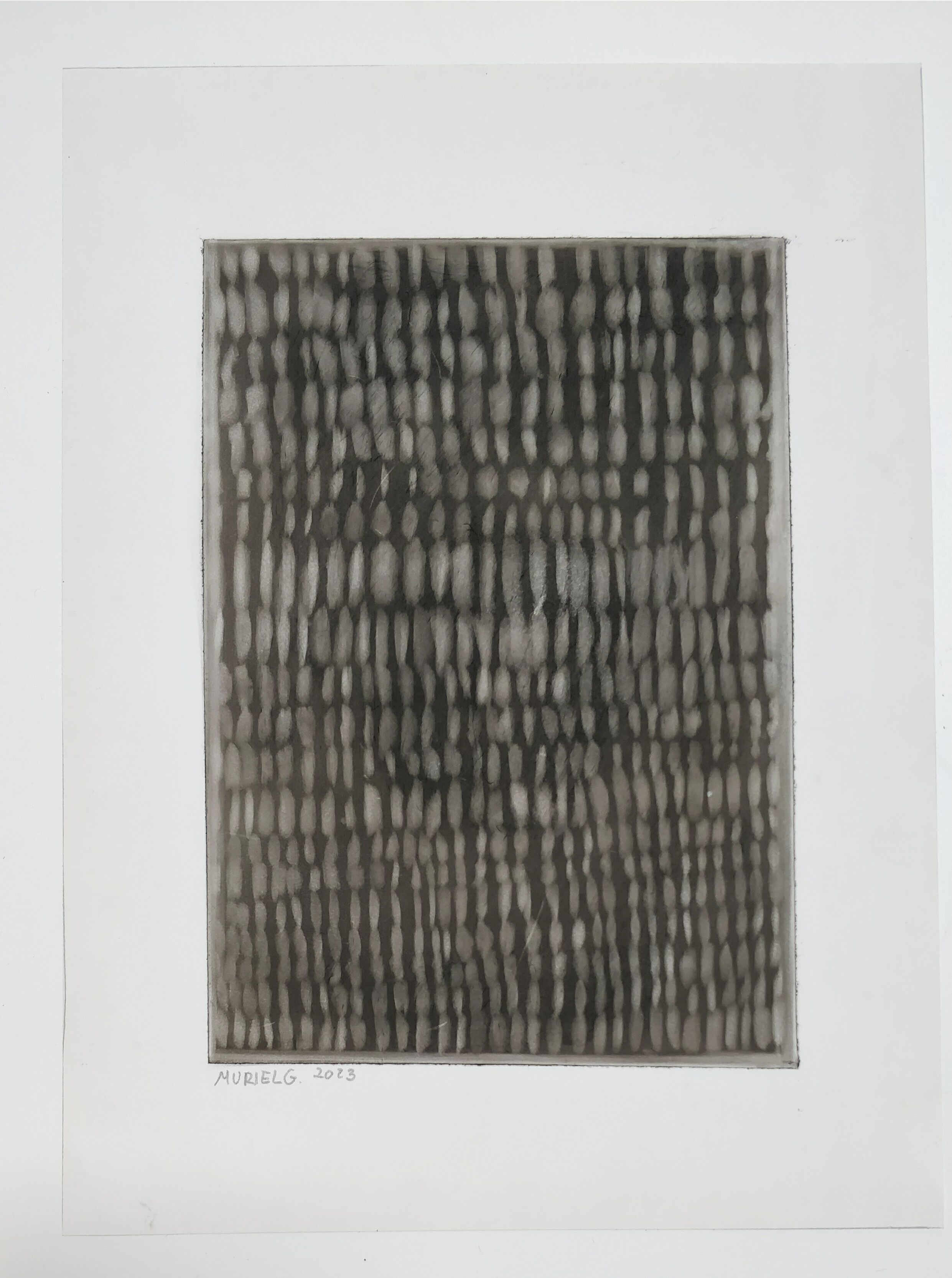 Abstract drawing 5 black and white