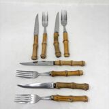 Bamboo Cutlery Set for 4 People