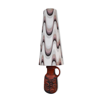 Ceramic floor lamp from the 70 made by Carstens (Germany)