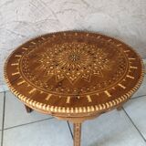 Moroccan marquetry table