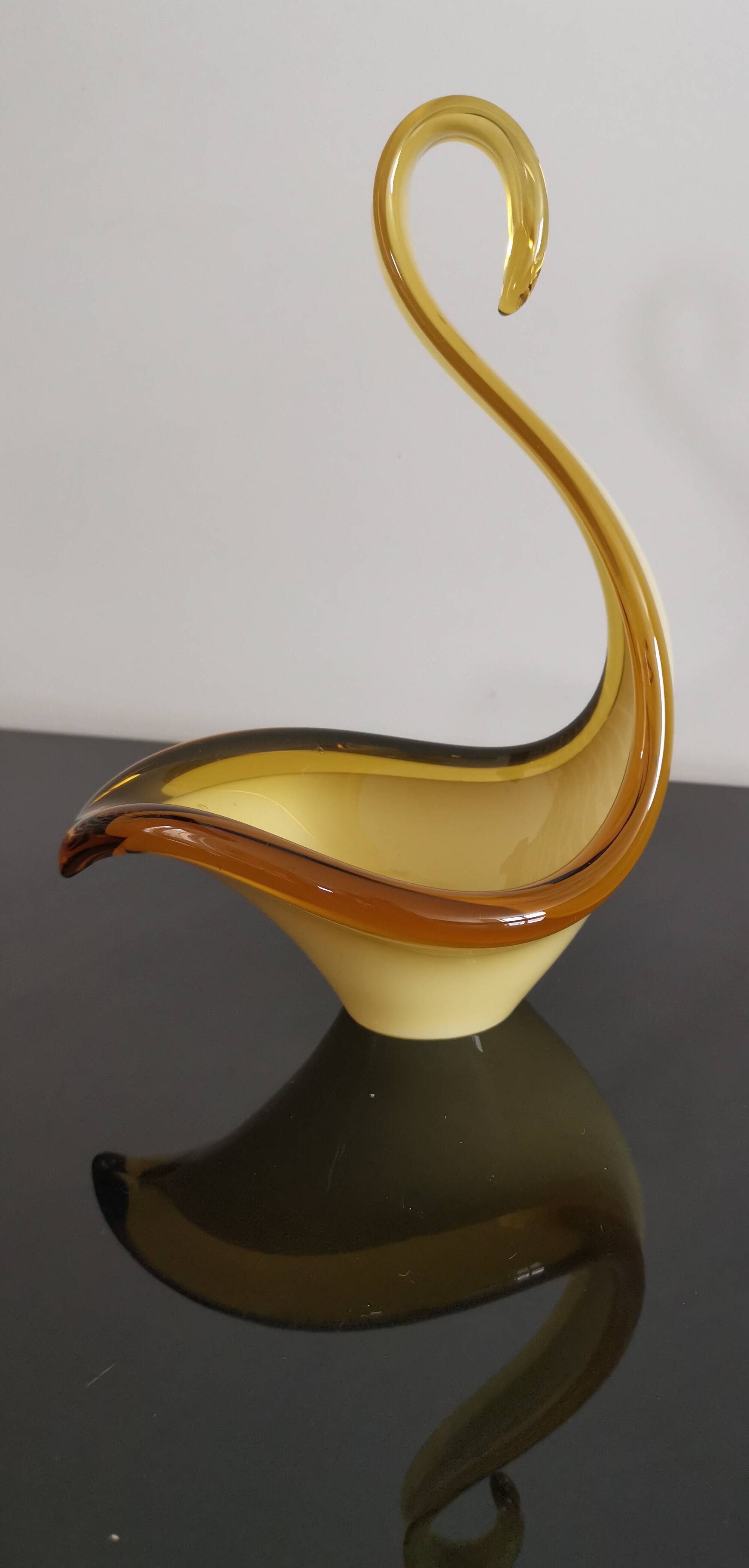 Swan pocket tray in Murano glass