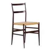 Chaise " Superleggera " en bois, créée par Gio Ponti pour Cassina, Italie,