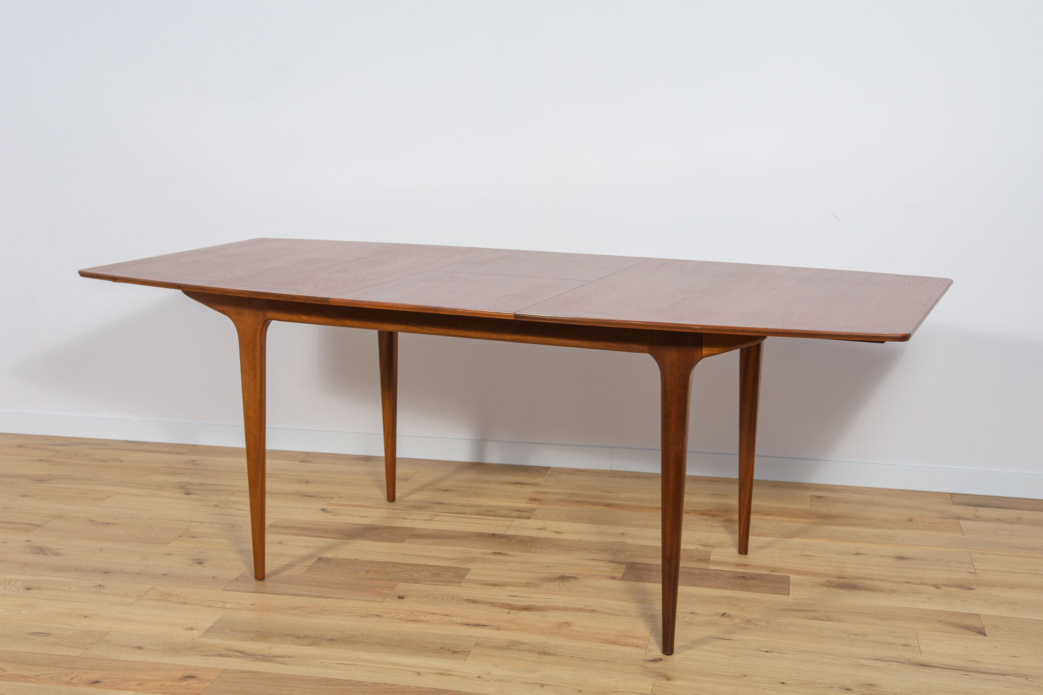 Mid-century teak extendable dining table from mcintosh, 1960s