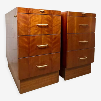Ensemble de 2 armoires de bureau vintage