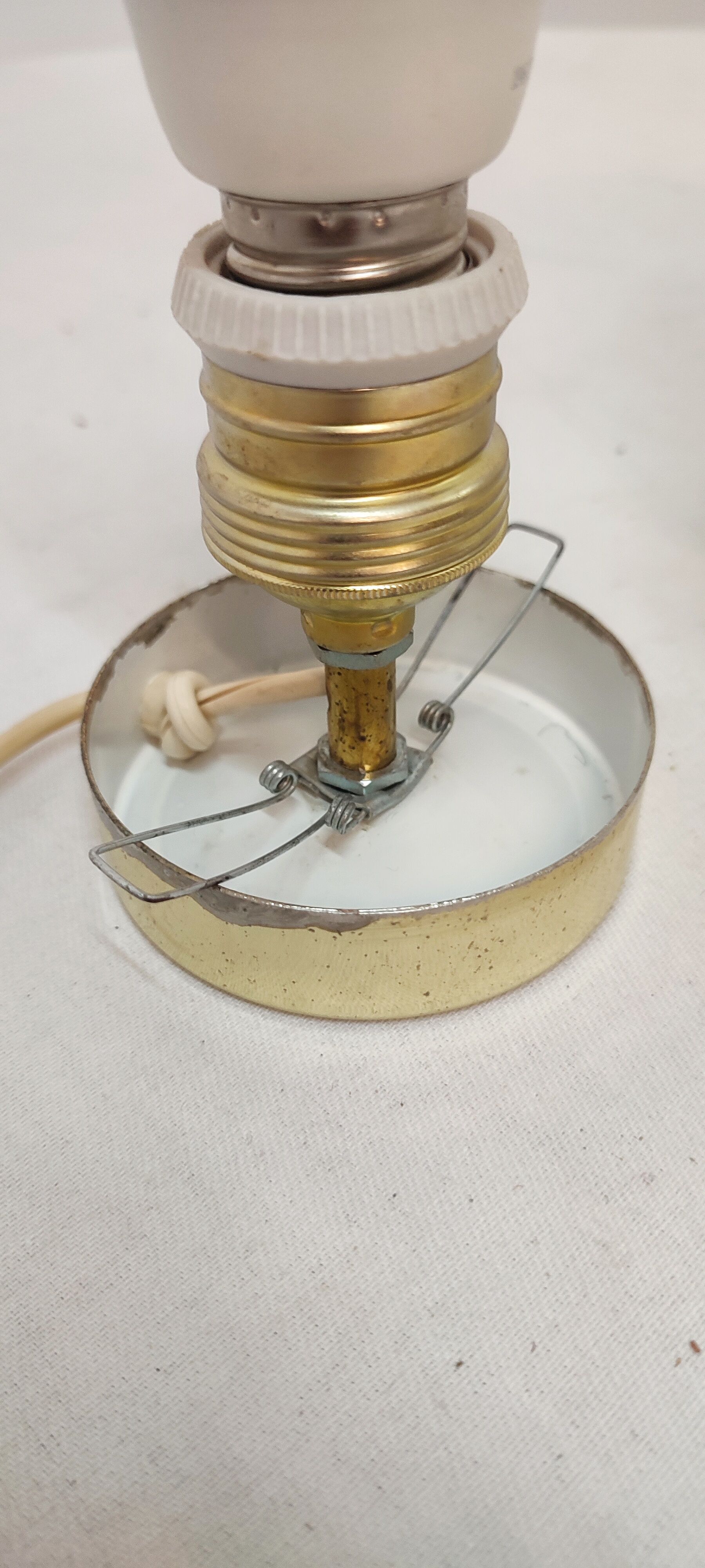 Table lamp "mushroom" of Murano glass. Italy, 1970s.