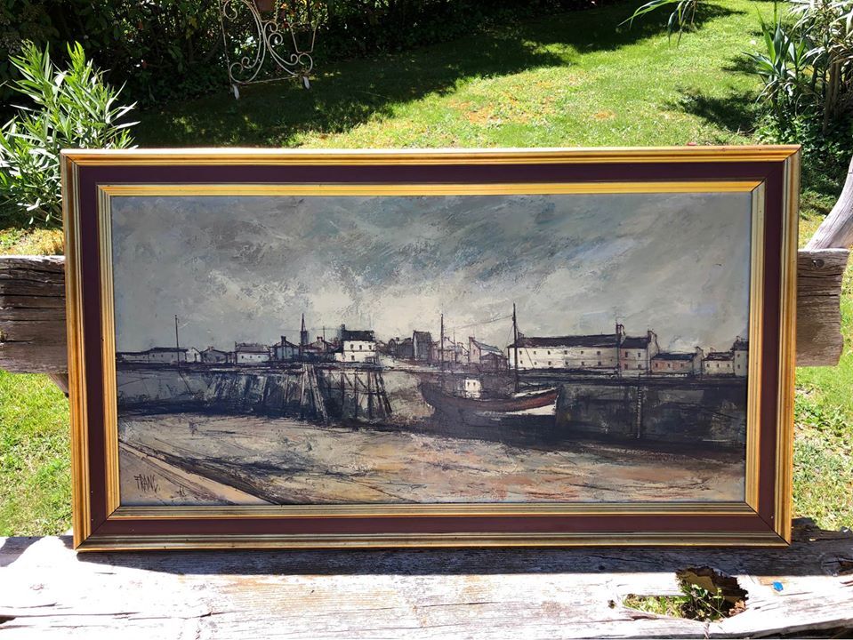 Tableau Normandie signé Franc