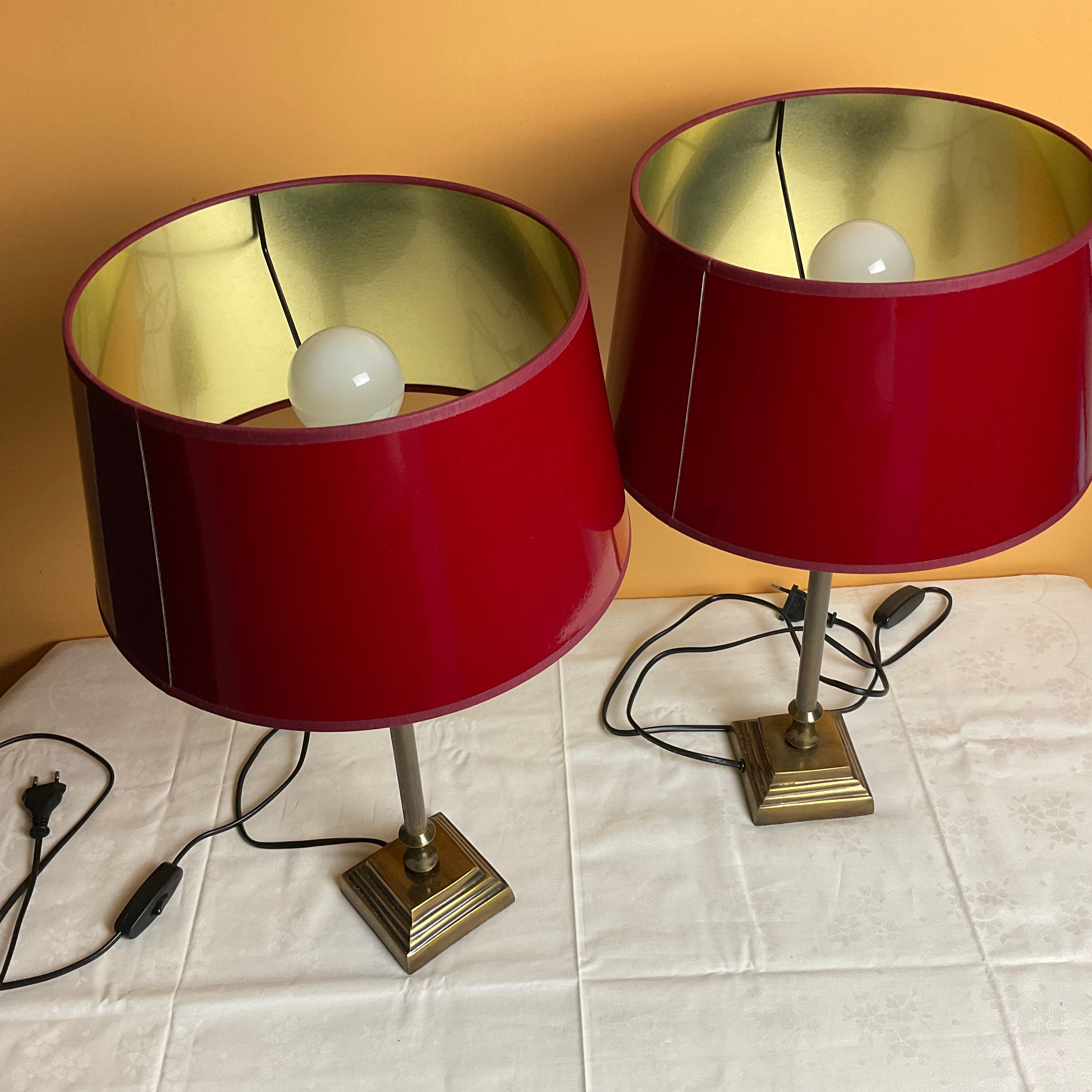 Pair of Light and living lamps