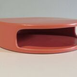 Set of 2 pink ceramic vases, Memphis style 1980s