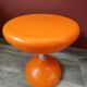 Orange diabolo stool from the 70s