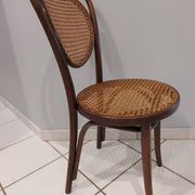 Suite of 4 chairs Bistrot cannage ZMP Radomsko for Thonet 1950s