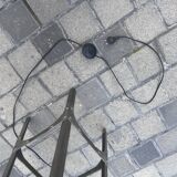 Industrial style metal floor lamp
