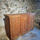 Vintage French pine buffet / Shop counter, 1930s