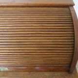 Retro-Desk / counter-American cylinder-mesh oak-1920s/40s