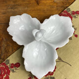 Segmented serving dish, leaf shape, porcelain, Bavaria
