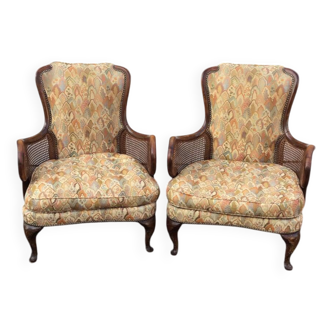 Pair of Chippendale armchairs