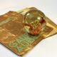Vintage murano glass sulfide or paper press
