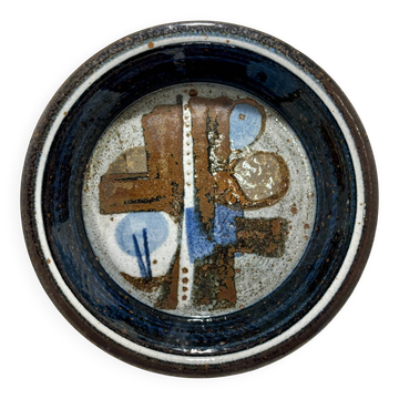 Bowl / Dish Art ceramics - Drejargruppen, Rörstrand, Sweden, 1976