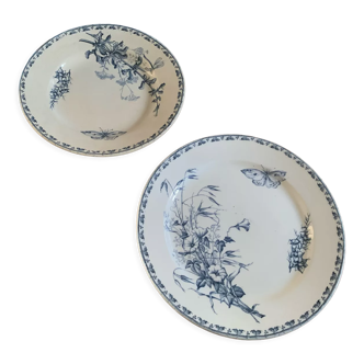Assiettes terre de fer